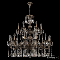 Люстра подвесная Bohemia Ivele Crystal AL79101/12+6/300/2D A SGB