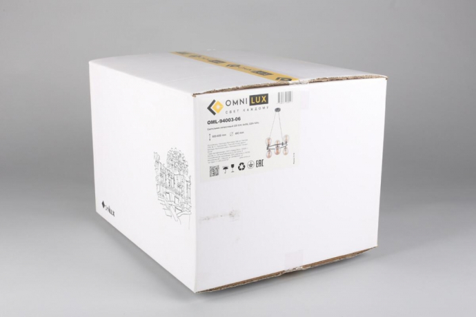 Люстра подвесная с лампочками Omnilux OML-94003-06+Lamps 