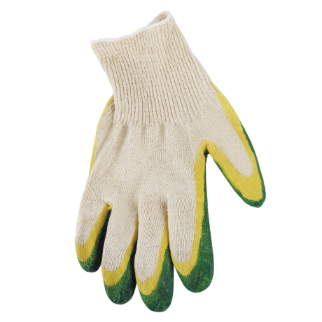 Нарушена упаковка! <221353> Перчатки хлопчатобумажные износостойкие, ДВОЙНОЙ латексный облив, 13 класс, КОМПЛЕКТ 5 ПАР, LAIMA ЛЮКС, 605349 (605349)