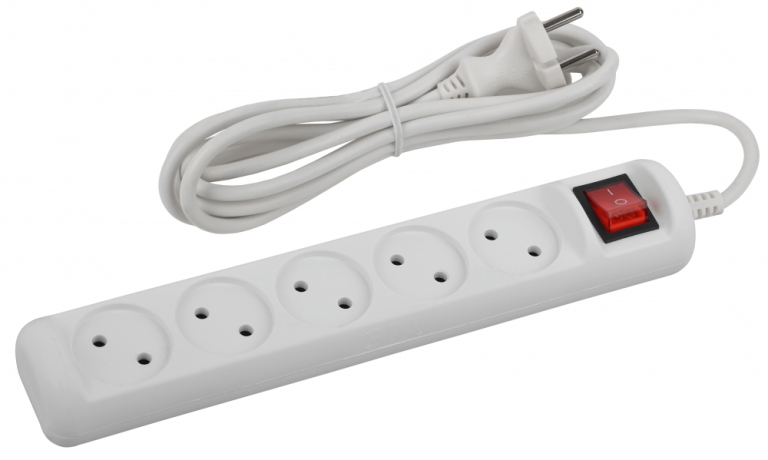 Удлинитель ЭРА 5гн 1,5м б/з U-5s-1,5m-2x1 Б0044055 