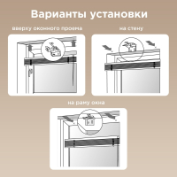 Нарушена упаковка!  <621088> Жалюзи горизонтальные BRABIX 65х160 см, АЛЮМИНИЙ, цвет серебристый, 608630 (608630)