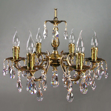 Подвесная люстра Ambiente by Brizzi Benisa 2226/6 PB Tear Drop 