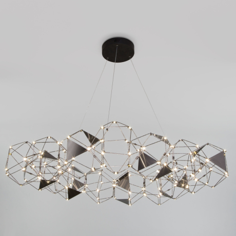 Подвесная люстра Eurosvet Uma 90369/15 черный жемчуг 