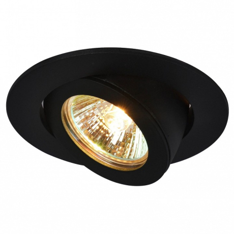 Встраиваемый светильник Arte Lamp Accento A4009PL-1BK 
