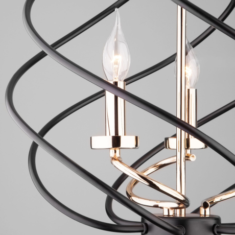 Подвесная люстра Eurosvet Sorrel 60105/3 черный a045703 