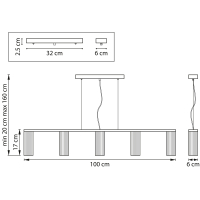 Подвесная люстра Lightstar с поддержкой Алисы, Roma 718057