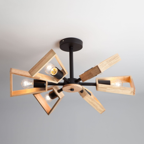 Потолочная люстра 70056/6 черный Eurosvet 