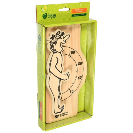 Нарушена упаковка! <297040> Термометр ''Банщик'' 23х10х3 см для бани и сауны 18006