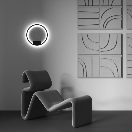 Настенный светильник (бра) Maytoni MOD058WL-L25BK Rim 