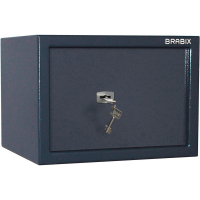 Сейф BRABIX "КМ-260", 260х360х290 мм, 13 кг, ключевой замок + полка, крепление к стене, 291165 (291165)