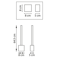 Настенный светильник Palla Lightstar 739613