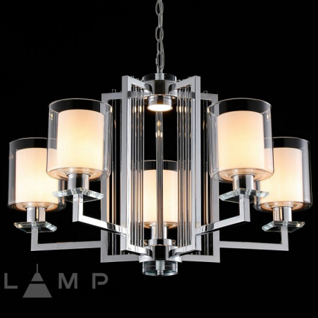 Подвесная люстра iLamp King RM6201-5 CR+CL 