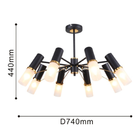 Люстра на штанге F-Promo Viator с поддержкой Маруся 2558-8P-М 