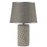 Настольная лампа с абажуром и с лампочкой Arti Lampadari Dairago E 4.1.T1 GY+Lamps