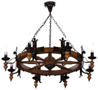 Подвесная люстра с лампочками Velante 586-703-08+Lamps E14 Свеча