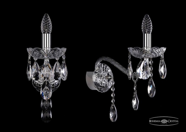 1415B/1/200/XL/Ni Бра Bohemia Ivele Crystal 