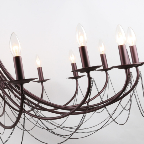 Подвесная люстра с лампочками F-Promo Plini 2590-18P+Lamps E14 Свеча 