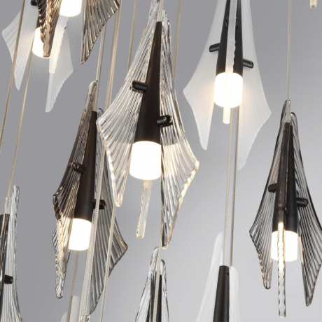 Каскадная светодиодная люстра Odeon Light Exclusive L-Vision Afalina 5442/137L 