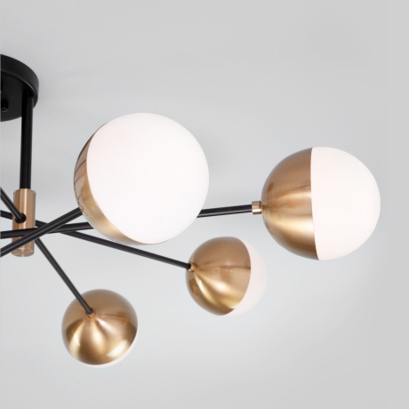 Потолочная люстра Eurosvet Nuvola 70129/8 латунь 