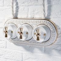 Ручка выключателя 2 шт. (золото) Werkel Ретро W6442138