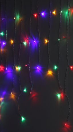 2*1м. Гирлянда Эра Бахрома RGB 24V IP44 ENOB-2M (Б0041906)