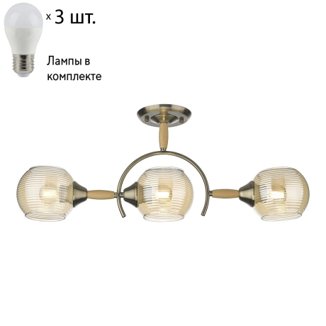 Потолочный светильник с лампочками Velante 214-507-03+Lamps 