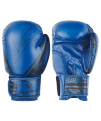 Перчатки боксерские ODIN, ПУ, синий, 14 oz 4680459136756
