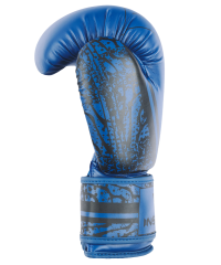 Перчатки боксерские ODIN, ПУ, синий, 14 oz 4680459136756