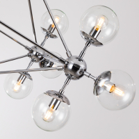 Люстра на штанге Arte lamp Bolla с поддержкой Алиса A1664SP-15CC-A