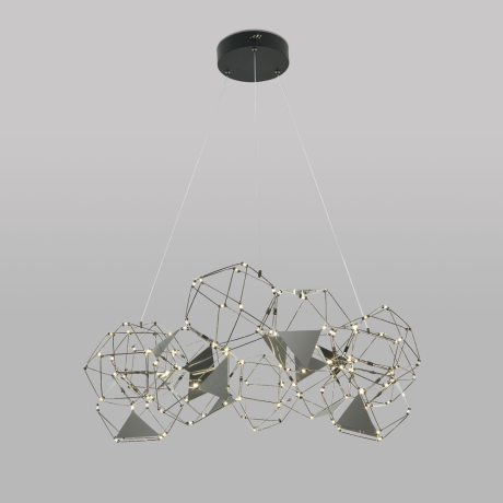 Подвесная люстра Eurosvet Uma 90369/12 черный жемчуг 