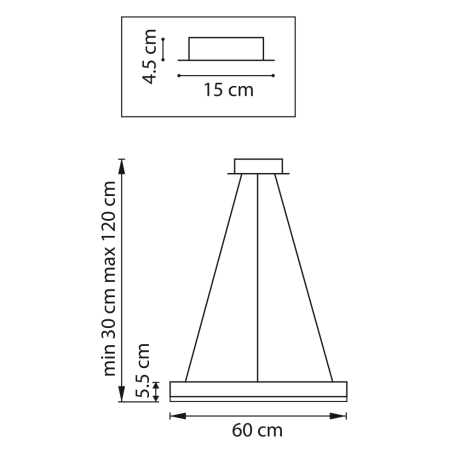 Подвесная диммируемая люстра с пультом ДУ Rotonda Lightstar 736402 