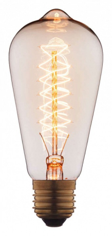 Лампа накаливания Loft it Edison Bulb E27 40Вт K 6440-CT 
