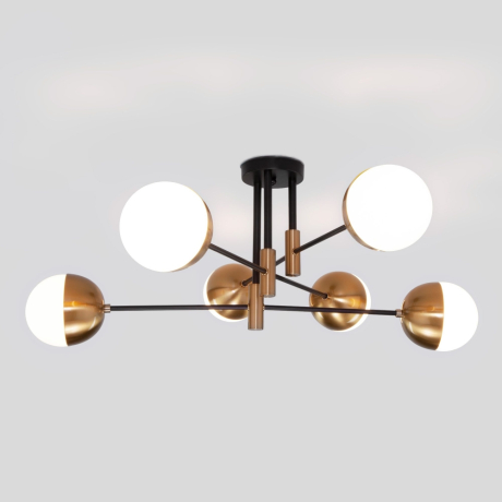 Потолочная люстра Eurosvet Nuvola 70129/6 латунь (a057072) 