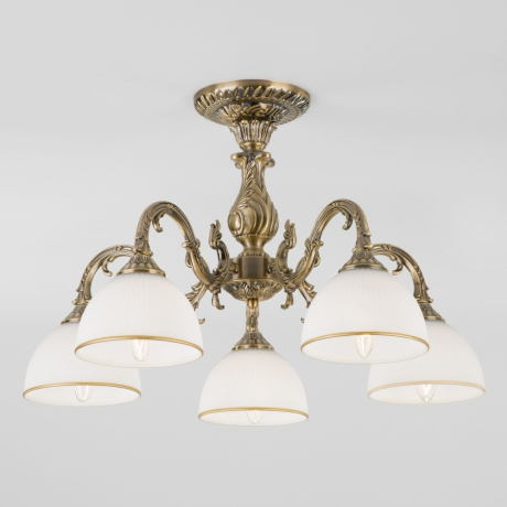 Люстра потолочная Eurosvet Caldera 60106/5 античная бронза a045755 