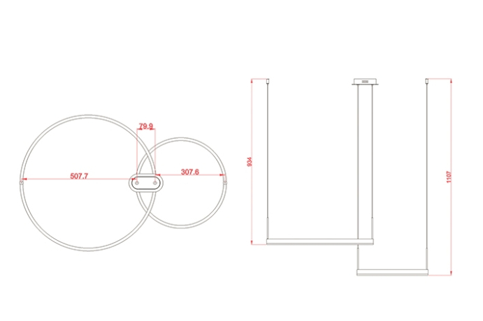 Подвесная светодиодная люстра KINK Light Тор 08219,33P(3000K) (18149) 