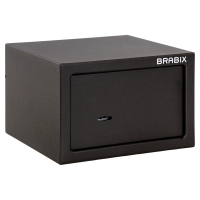 Сейф мебельный BRABIX "SF-170KL", 170х260х230 мм, ключевой замок, черный, 291142, S103BR210514 (291142)