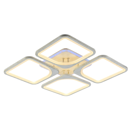 Светодиодная диммируемая люстра с ПДУ Profit Light 8057/4 PGD 136W+10W RGB 