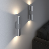 Настенный светодиодный светильник Elektrostandard Steel 40119/LED серебро (a058979)