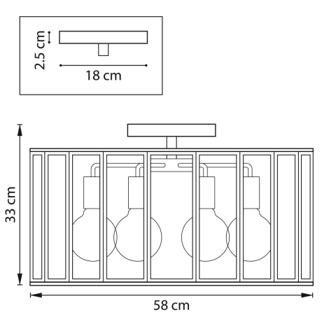 Потолочная люстра Genni Lightstar 798281 
