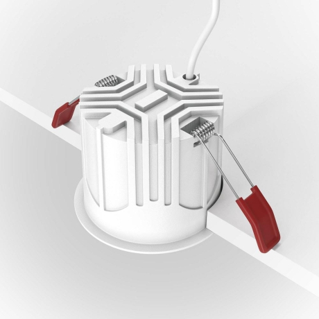 Встраиваемый светильник Maytoni Alfa LED DL043-01-15W4K-RD-W 