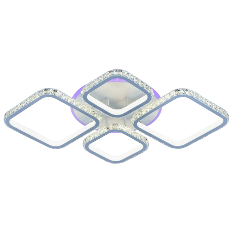 Светодиодная люстра с пультом ДУ и диммером Profit Light 8010/2+2 WHT 