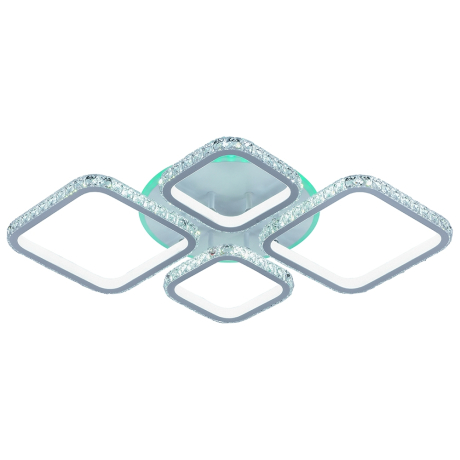 Светодиодная люстра с пультом ДУ и диммером Profit Light 8010/2+2 WHT 