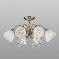 Люстра потолочная Eurosvet Floranse 30155/8 античная бронза a044825