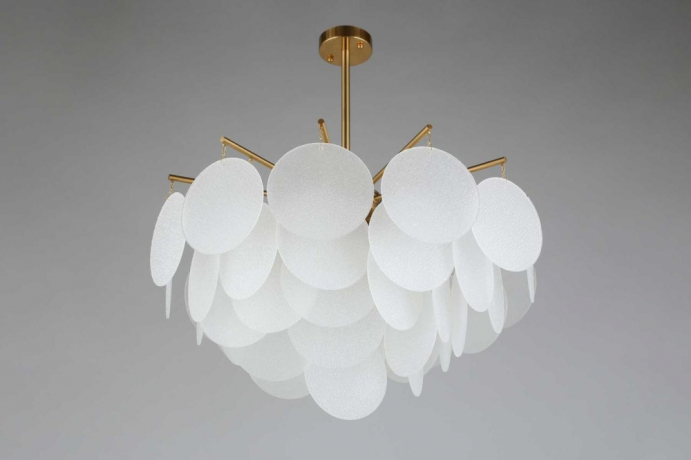 Люстра на штанге с лампочками Omnilux OML-67407-06+Lamps 