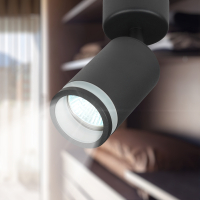 Нарушена упаковка!  <365246> Светильник настенно-потолочный спот Эра OL23 BK MR16/GU10, черный (Б0054397)