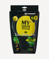 Нарушена упаковка!  <772247> Набор для настольного тенниса My Urban Style, 1 ракетка, 4 мяча, чехол Donic ЦБ-00004523