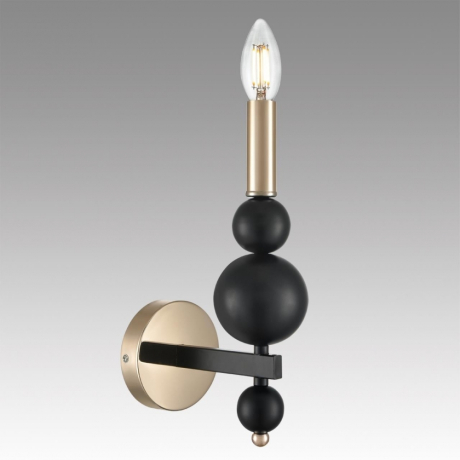 8106/1W MODERNI LN26 черный/золото, металл Бра E14 1*40W 220V NANA LUMION 
