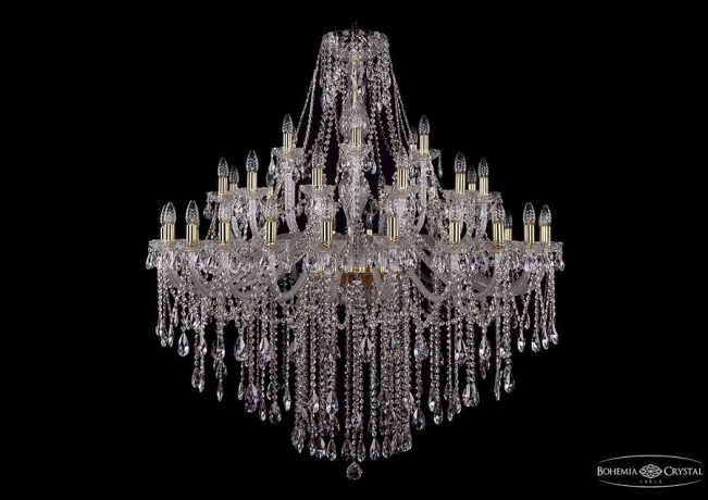 1415/24+12+6/460/G Подвесная люстра Bohemia Ivele Crystal 