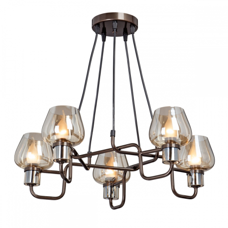 Подвесная люстра Vitaluce Шарики V4833-7/5S 