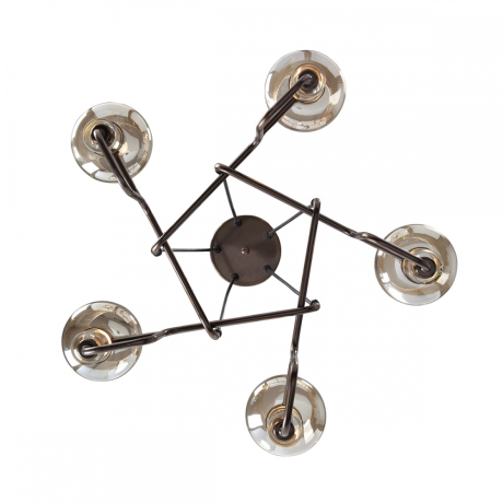 Подвесная люстра Vitaluce Шарики V4833-7/5S 